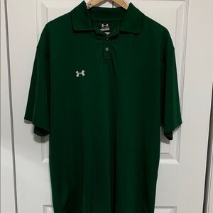 Under Armour Green Performance Polo Shirt